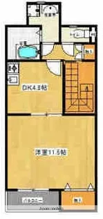 エミネンスフローラM【2階】の間取り