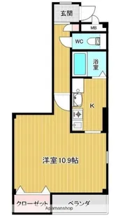 エミネンスフローラM【1階】の間取り