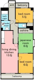 パウゼ藤ヶ丘【3階】の間取り