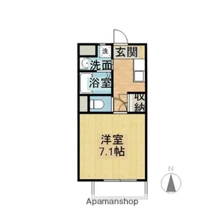 第2レパラディ3【2階】の間取り