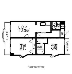 リブレM社台【2階】の間取り