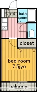 シャンボール花水木【2階】の間取り