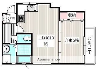 よもぎ台マンション【1階】の間取り