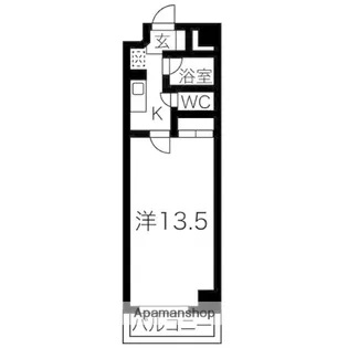 星ヶ丘GODIVA【3階】の間取り