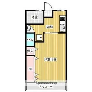 青山ハウス【2階】の間取り