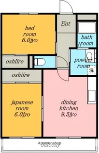 クワルト・ボン・T【2階】の間取り