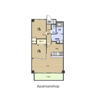 ヴィラGⅡ【4階】の間取り