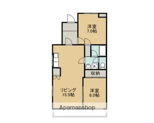 クールハイツ【2階】の間取り