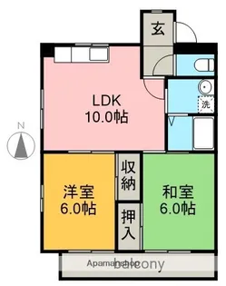 愛知県名古屋市名東区梅森坂西2丁目【マンション】の間取り