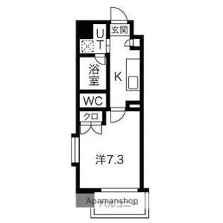 アールズタワー宝が丘【5階】の間取り