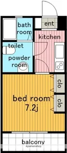 アンフレーズ藤ヶ丘【1階】の間取り