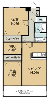 サンメゾン松井【2階】の間取り