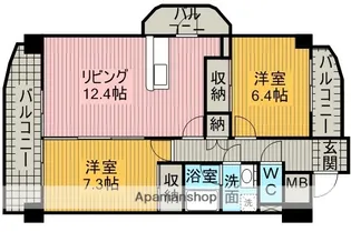 ルグラン【1階】の間取り