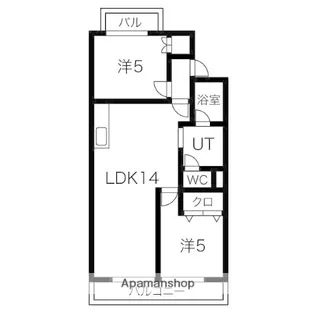 グリーンサイドヨシタカ【3階】の間取り