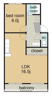 ピアネーズ上社【3階】の間取り