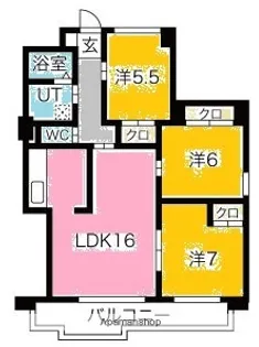 第二名昭ビル【3階】の間取り