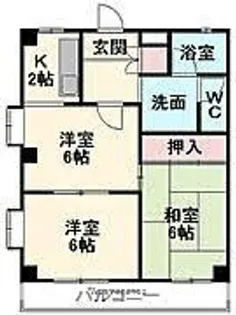 芙実乃郷【1階】の間取り