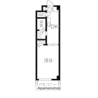 プリムローズ四軒家【1階】の間取り