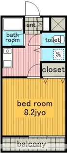 サンハイムⅡ【3階】の間取り