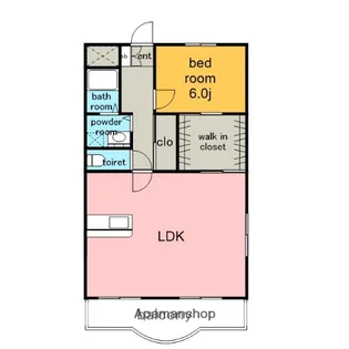 ハイムホワイツ【2階】の間取り