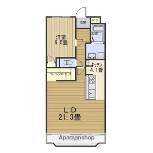 ハイムホワイツ【1階】の間取り