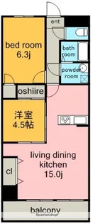 グランドステージ桜ヶ丘【2階】の間取り