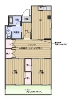 第2信栄ハイツ【3階】の間取り