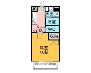 イースタンヒルズ藤が丘【1階】の間取り