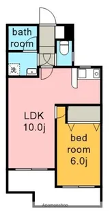 ウェルトータス【1階】の間取り
