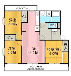 第2トータス【2階】の間取り