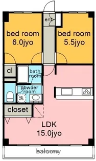 パピヨンやしろ【1階】の間取り