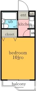 ジョイフル宝が丘【3階】の間取り