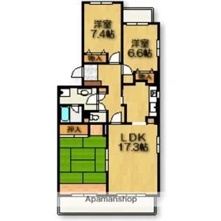 ノヴァ植園【2階】の間取り
