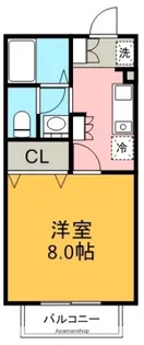 コーポアクアマリン【2階】の間取り