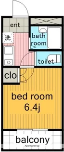 レジデンスオーミ第2【2階】の間取り