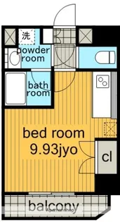 1Rの間取り画像