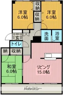 メゾン藤英南館【2階】の間取り