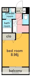 パークアベニューティリェツ【1階】の間取り