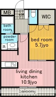 サンアロー【2階】の間取り