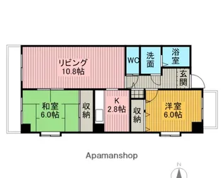 シュバルメゾン【3階】の間取り