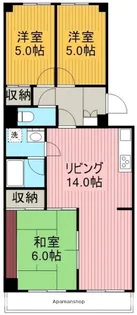 ノーメル香南【4階】の間取り