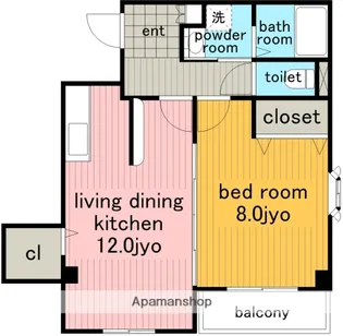 Charme Inoue【1階】の間取り