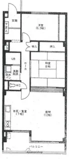 ペガサス名東【2階】の間取り