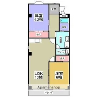 シュプール高針台【2階】の間取り