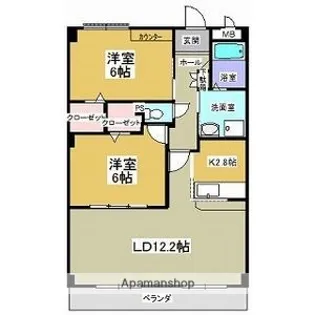 ラフォーレ東山【3階】の間取り
