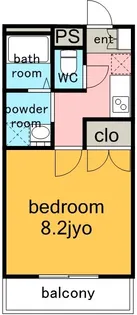 アンプルールフェールきたじま【3階】の間取り