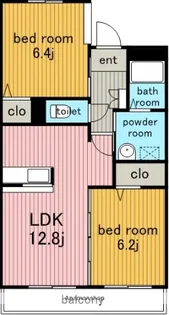フォレストスクエア シバタ【4階】の間取り