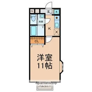 NORTHENLIGHTS藤ヶ丘【1階】の間取り