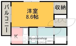 杏(アプリコット)【1階】の間取り