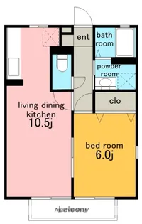 ブルーム【1階】の間取り